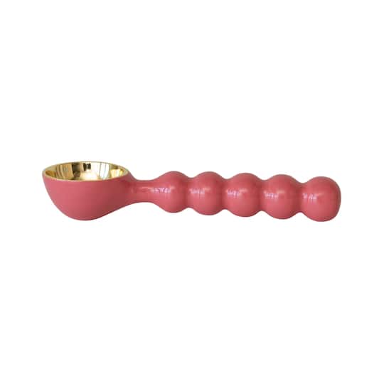 Hello Honey® 9.25" Pink & Gold Enameled Aluminum Ice Cream Scoop